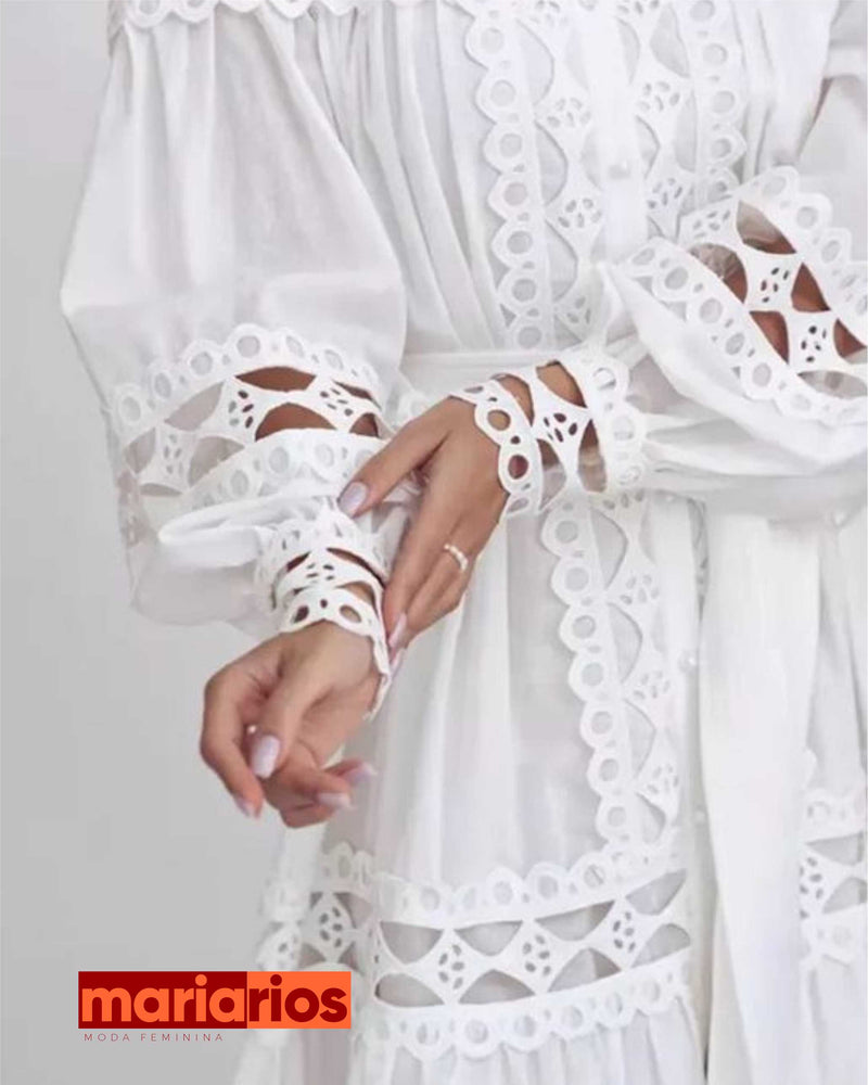 Vestido Maria Ravena - Branco