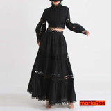 Conjunto Maria Ravena - Renda Guipir - Branco
