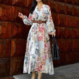 Vestido Maria Josette - Floral - Com Cinto