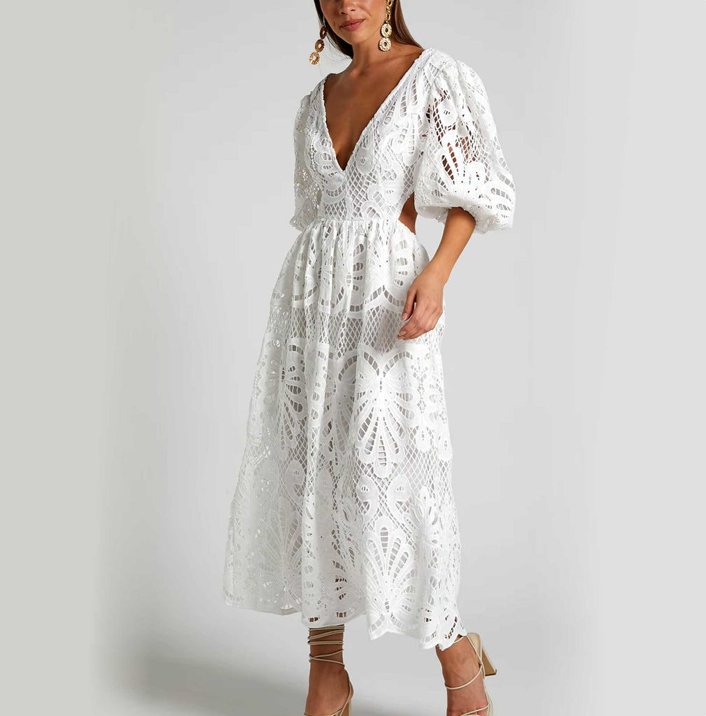 Vestido Maria Penelope - Azul Claro