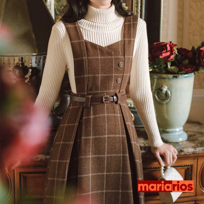 Jardineira Maria Berenice - Marrom
