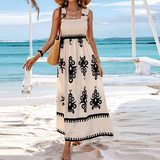 Vestido Maria Éden - Off White - Boho - Alças