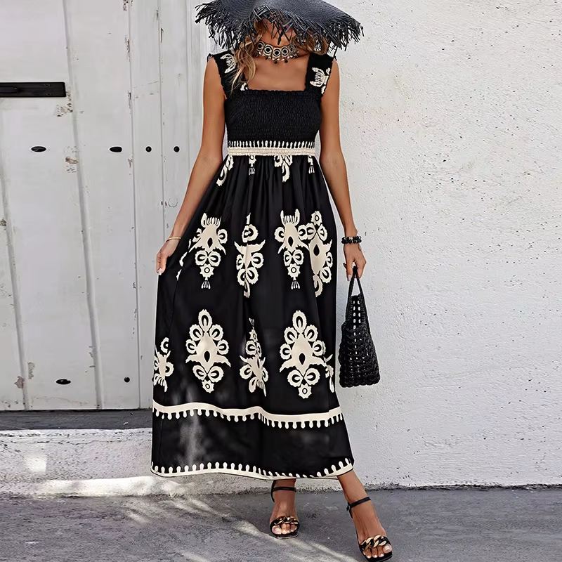 Vestido Maria Éden - Off White - Boho - Alças