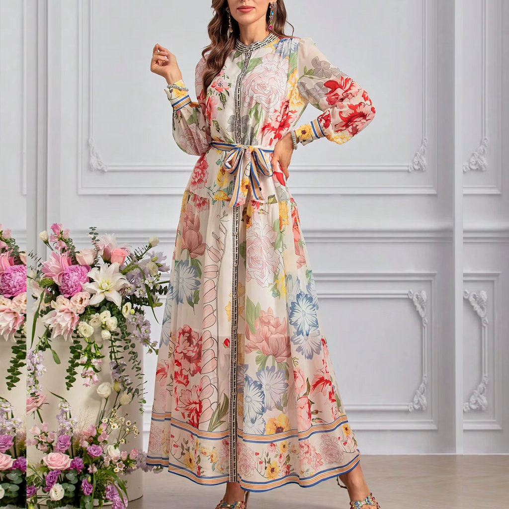 Vestido Maria Alencar - Floral - Rosa