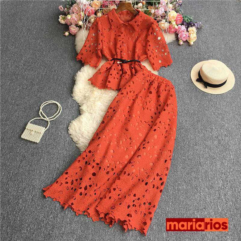 Conjunto Maria Gisele - Laranja
