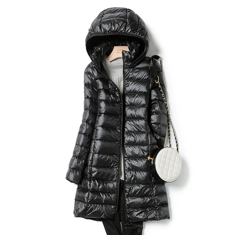 Jaqueta Longa Maria Puffer - Pena de Ganso