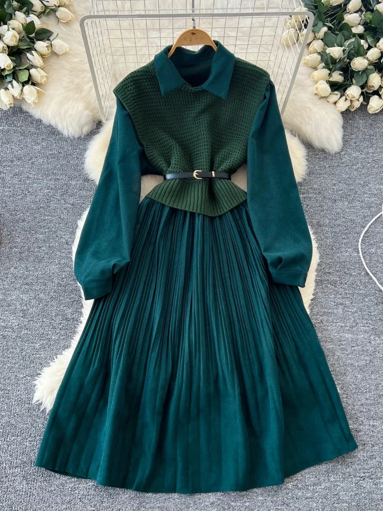 Vestido Maria Dominique - 2 Peças - Preto