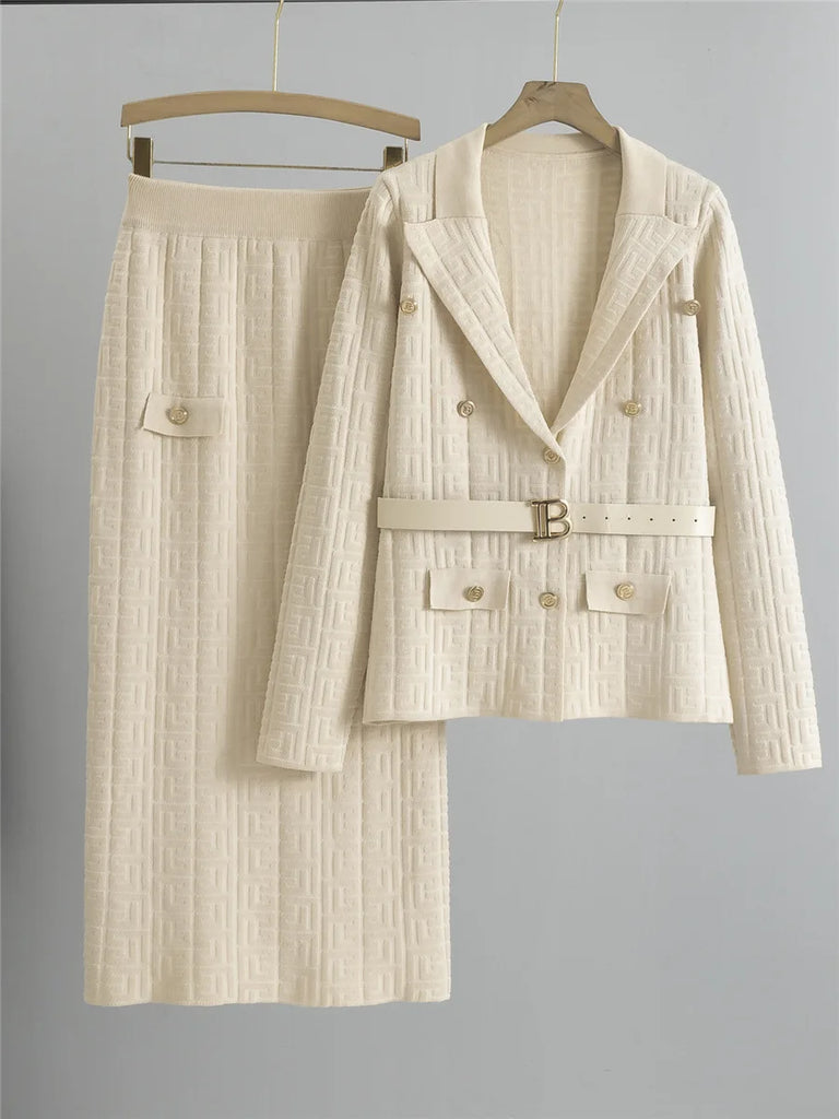 Conjunto Maria Alvarenga - Tricot Premium - Preto