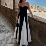 Vestido Maria Louise - Preto e Branco