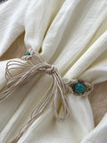 Vestido Maria Aurora - Off White - Boho