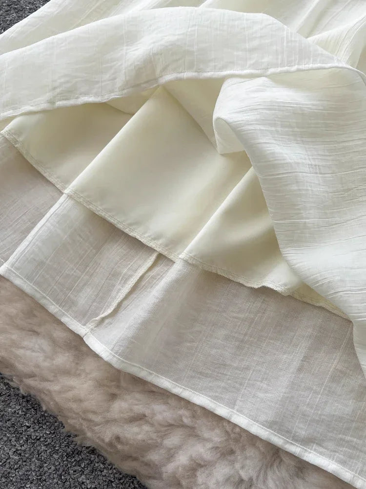 Vestido Maria Aurora - Off White - Boho
