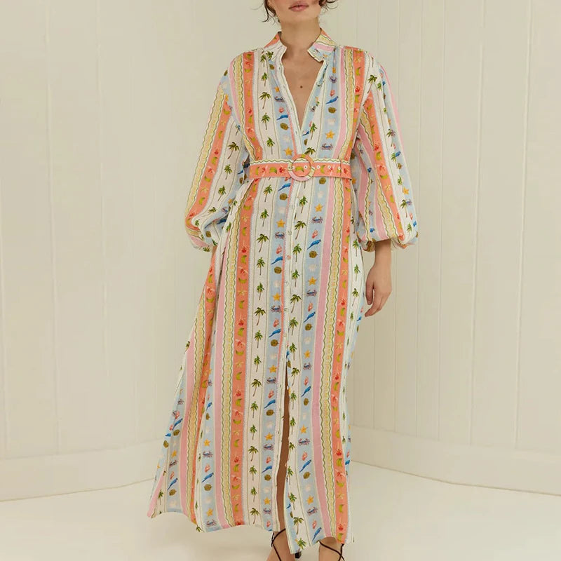 Vestido Maria Tropicália - Laranja