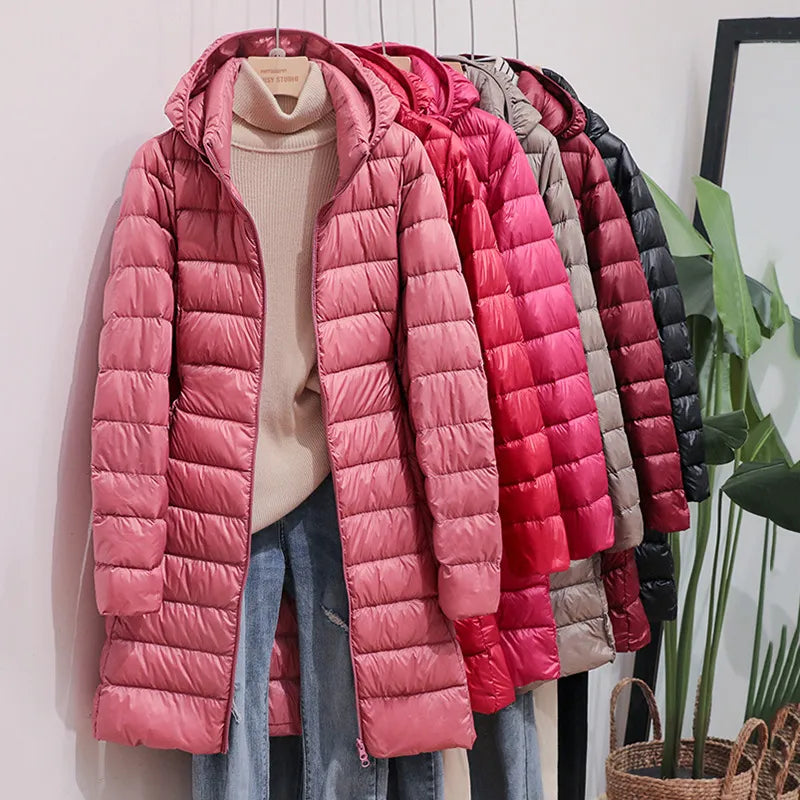 Jaqueta Longa Maria Puffer - Pena de Ganso