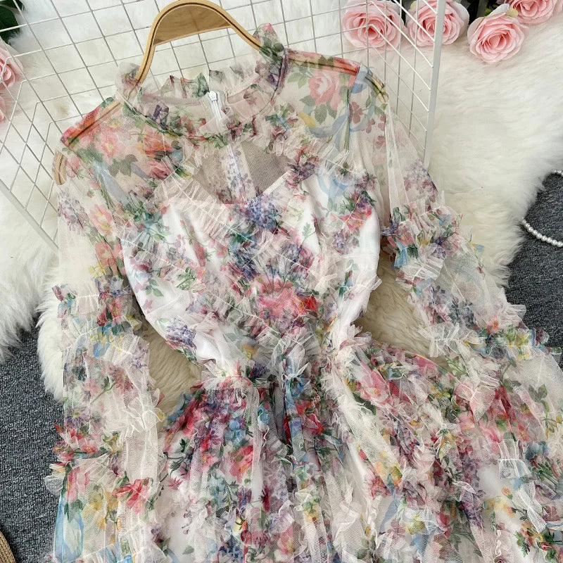 Vestido Maria Menina - Rosa - Tule