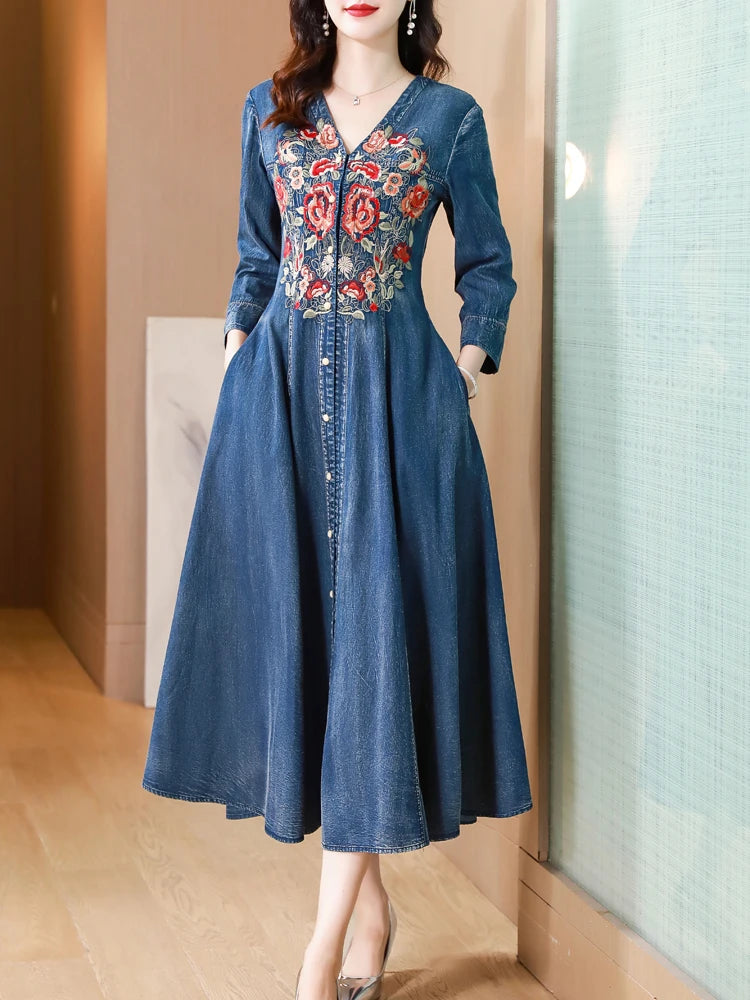 Vestido Maria Lizy - Azul