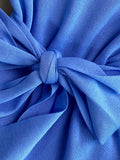 Conjunto Maria Alberta - Bordado - Azul Claro e Preto