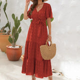 Vestido Maria Heidi - Terracota