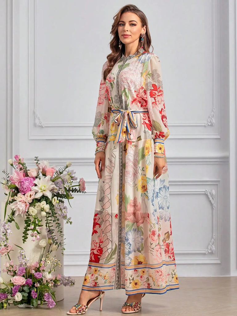 Vestido Maria Alencar - Floral - Rosa