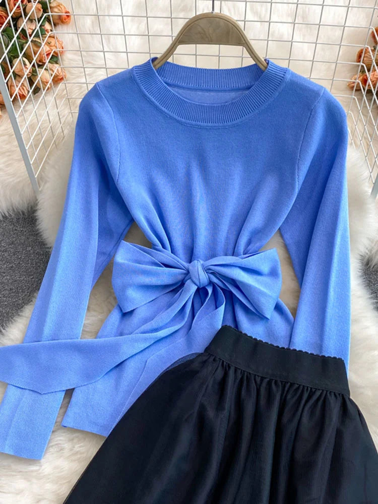 Conjunto Maria Alberta - Bordado - Azul Claro e Preto