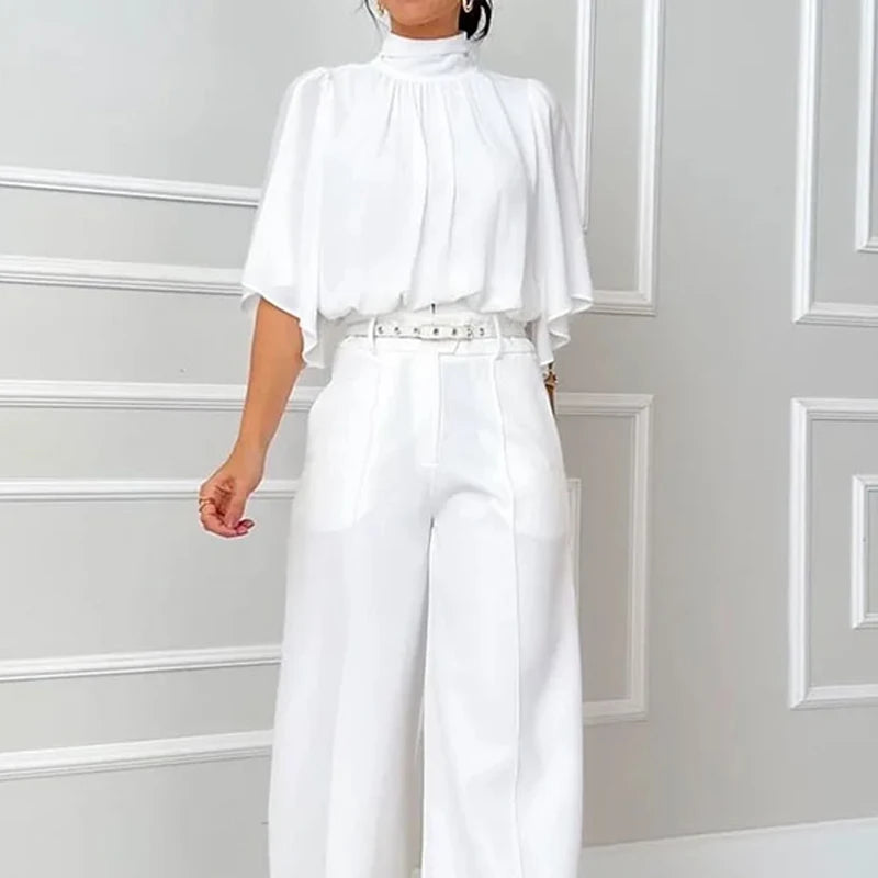 Conjunto Alfaiataria Maria Nazaré - Branco