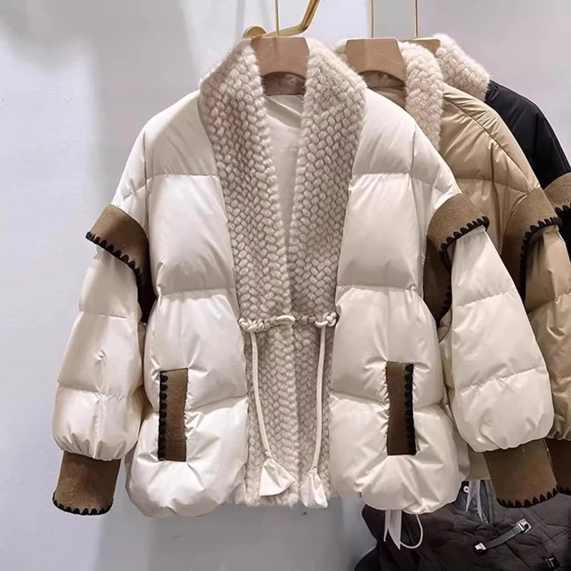Casaco Maria Ursula - Off White - Corda