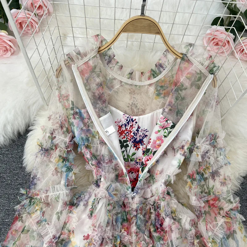 Vestido Maria Menina - Rosa - Tule