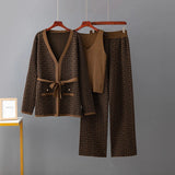 Conjunto Tricot 3 Peças Maria Neville - Preto