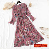 Vestido Maria Joaquina - Floral Preto