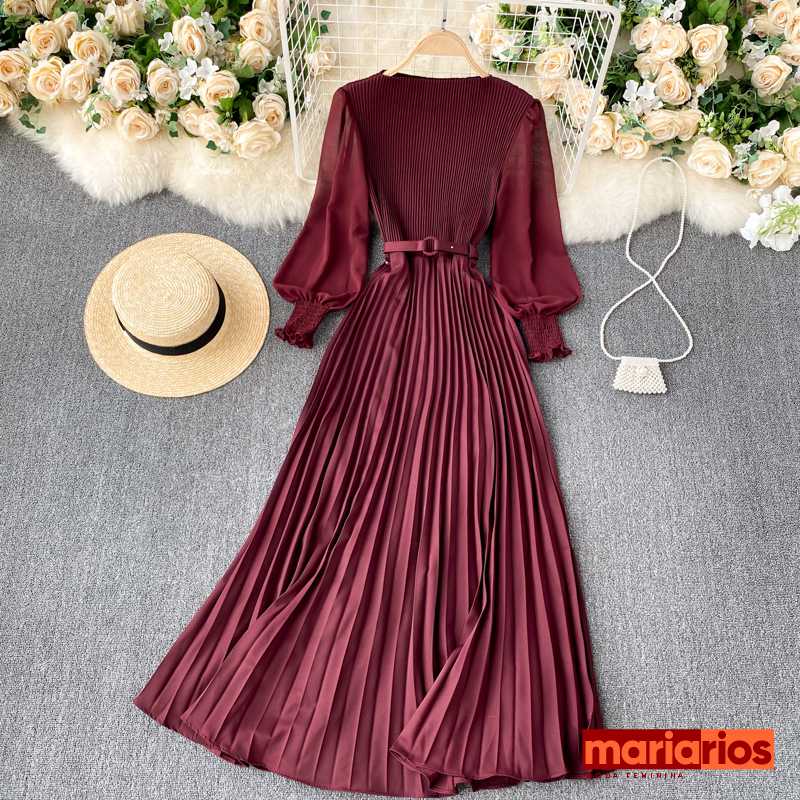 Vestido Maria Clara - Rosa