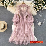 Vestido Maria Alda - Lilás