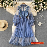 Vestido Maria Alda - Lilás