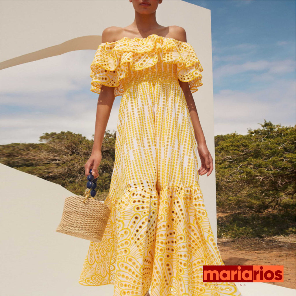 Vestido Maria Anastácia - Branco