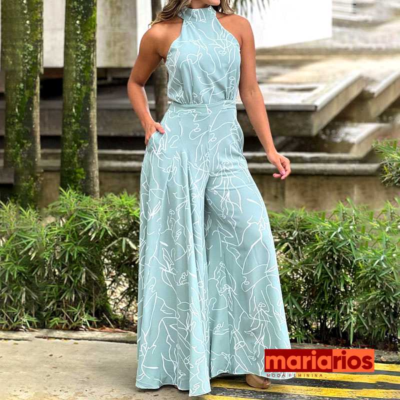 Macacão Maria Tacia - Azul