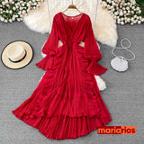 Vestido Maria Adele - Laranja