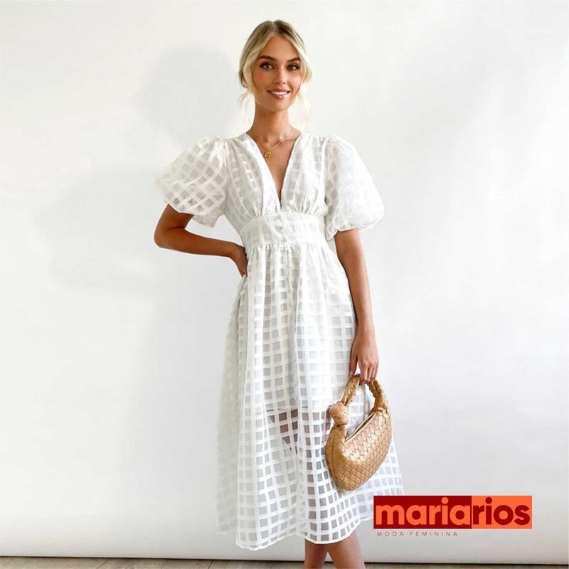 Vestido Maria Hannah - Branco