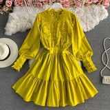 Vestido Maria Lavínia - Amarelo