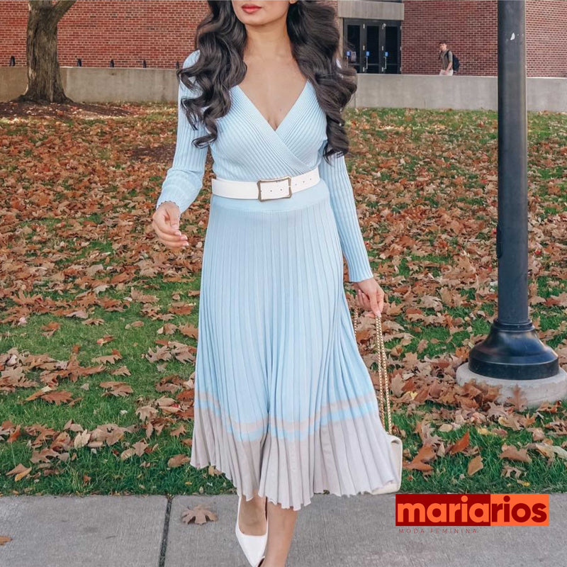 Vestido Maria Rebeca - Bege