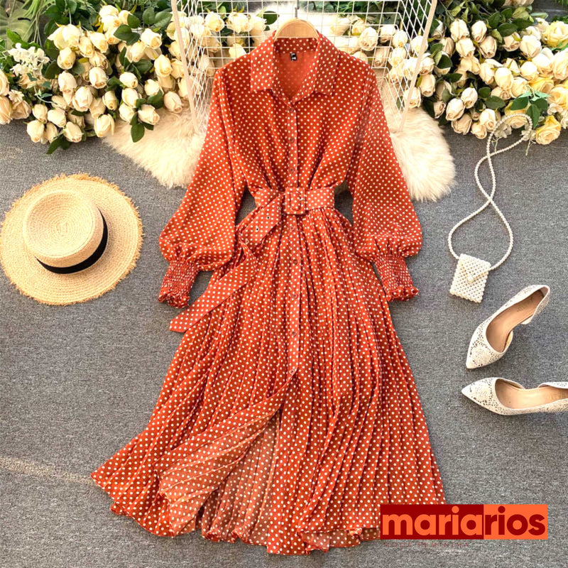 Vestido Maria Raquel - Terracota