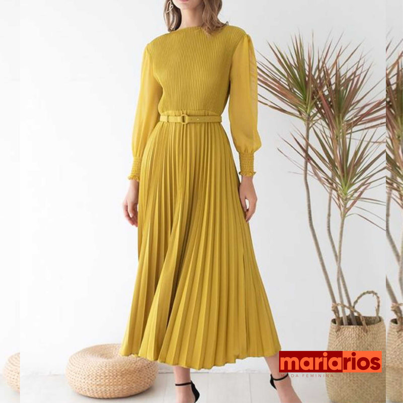 Vestido Maria Clara - Amarelo
