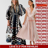 Kit Vestido Maria Griselda + Vestido Maria Teodora (LEVE O 2º POR R$149,00)