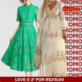 Kit Vestido Maria Lauren + Vestido Maria Moana (LEVE O 2º POR R$219,00)