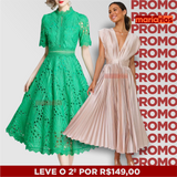 Kit Vestido Maria Lauren + Vestido Maria Teodora (LEVE O 2º POR R$149,00)