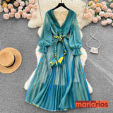 Vestido Maria Acácia - Marrom