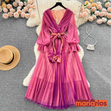 Vestido Maria Acácia - Marrom