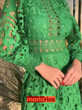 Vestido de Renda Maria Eller - Verde