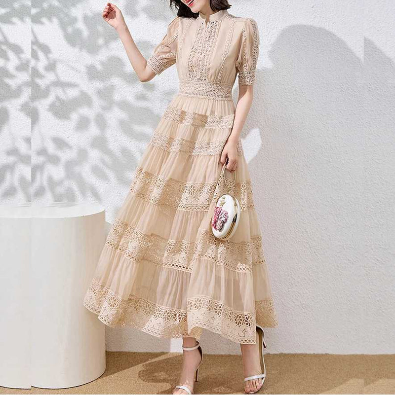 Vestido Maria Benedita - Guipir - Preto