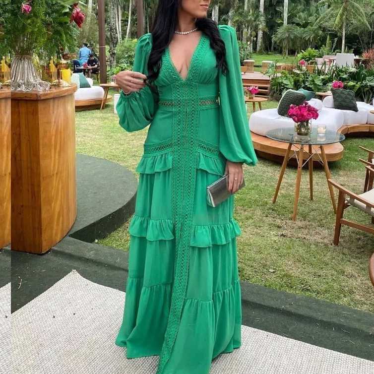 Vestido Maria Loreta - Verde Escuro
