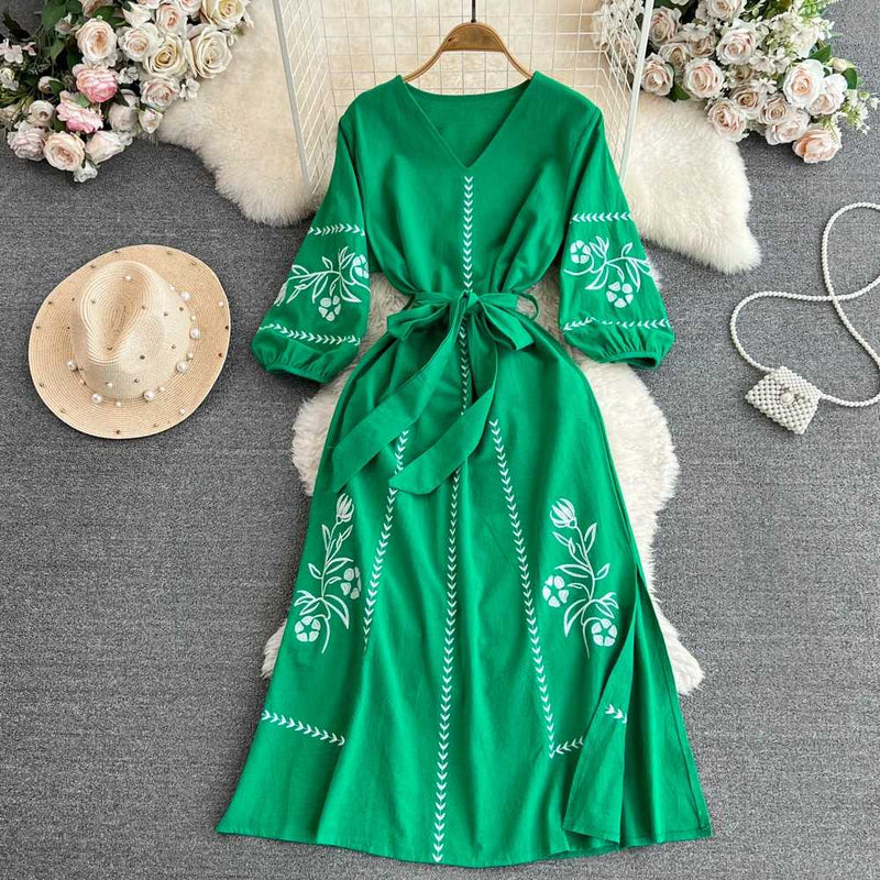 Vestido Maria Chiara - Branco - Bordado