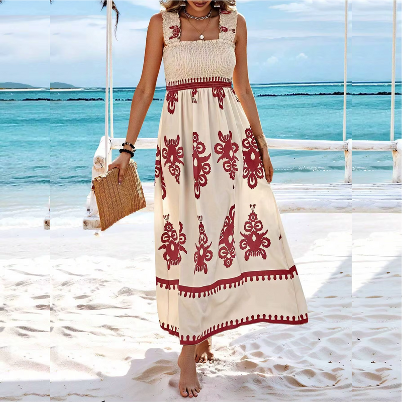 Vestido Maria Éden - Off White - Boho - Alças