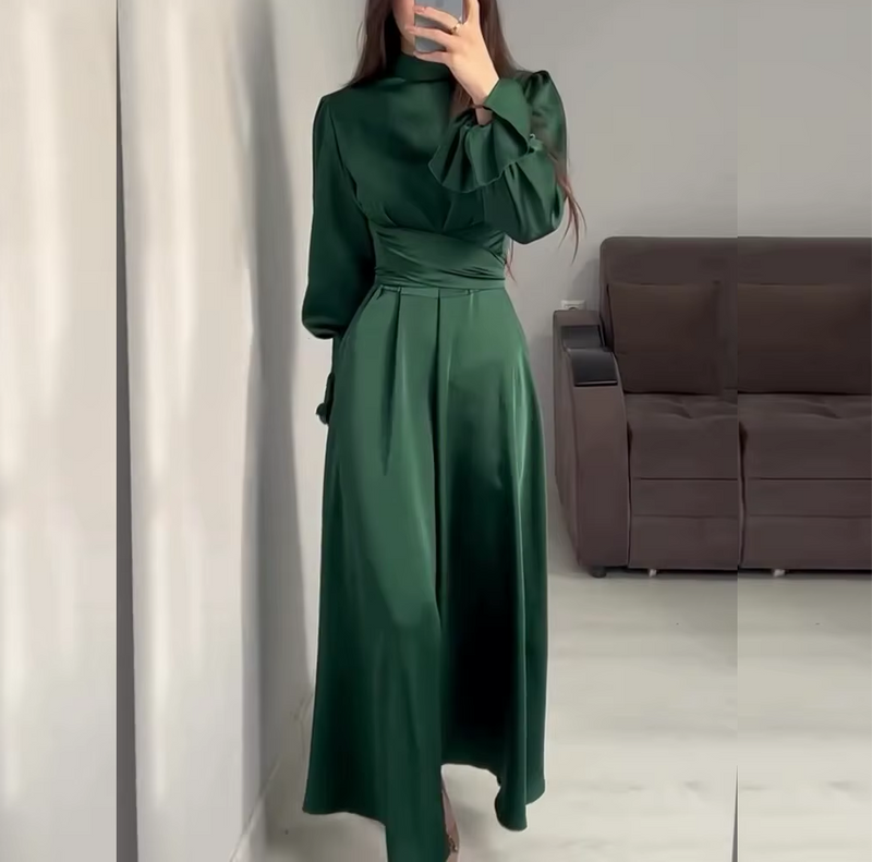 Vestido Maria Frederica - Verde Escuro